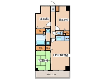 間取図 グランドゥ－ル相模