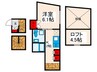 FAIR町屋Ⅱ 1Kの間取り