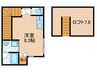 Florence東府中 1Rの間取り