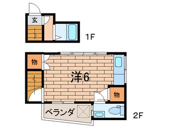 間取図 渡辺アパ－ト