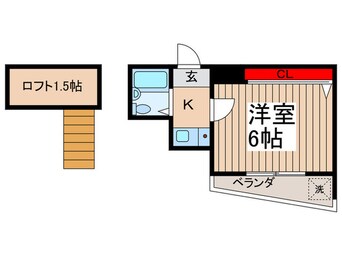 間取図 ジュネパレス松戸第97