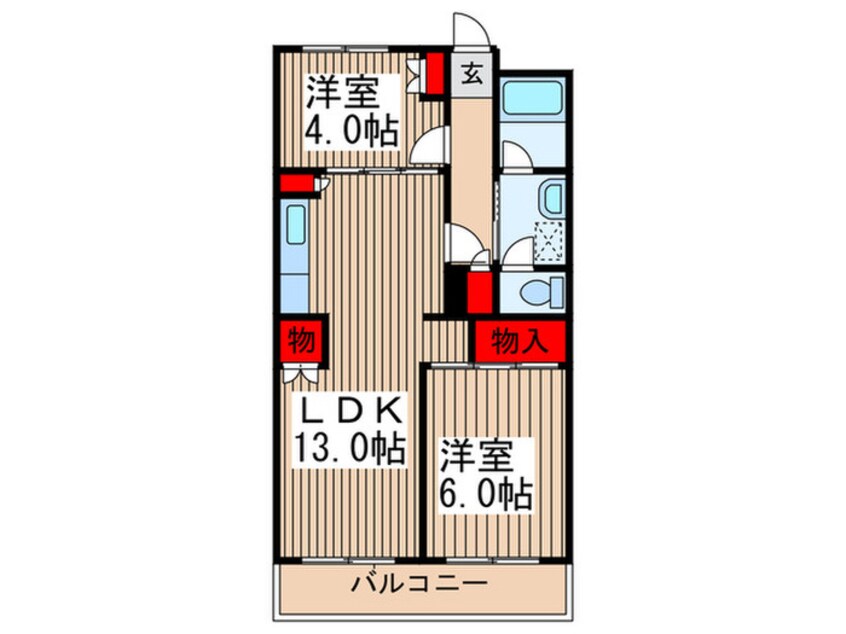 間取図 サミ－ホ－ムズ