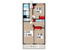 ｱﾝﾋﾞｼｬｽﾌﾟﾗｯﾂｧ越谷(302) 2LDKの間取り