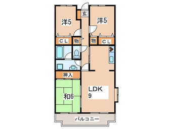 間取図 グレ－スオ－ク