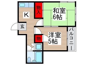 間取図 アブニール南柏