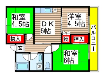 間取図 Ｇステージ２１  サンアミ