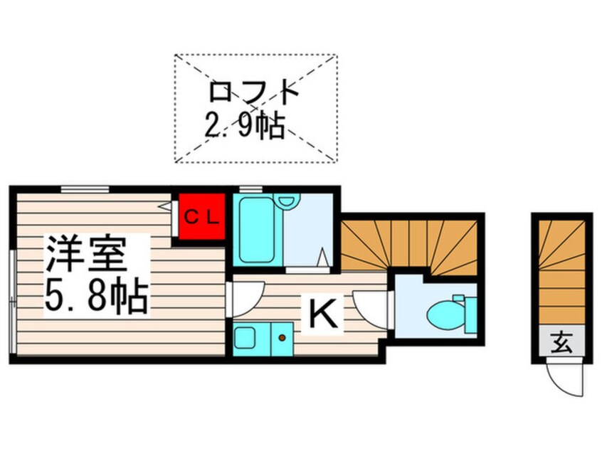 間取図 シエール江北