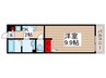 リブリ・デグサス竹ノ塚 1Kの間取り