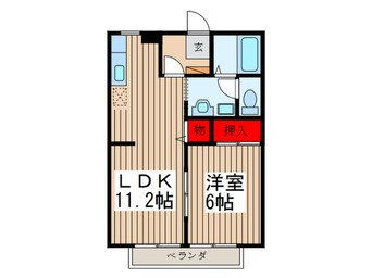 間取図 ビーファミーユＡ・Ｂ棟