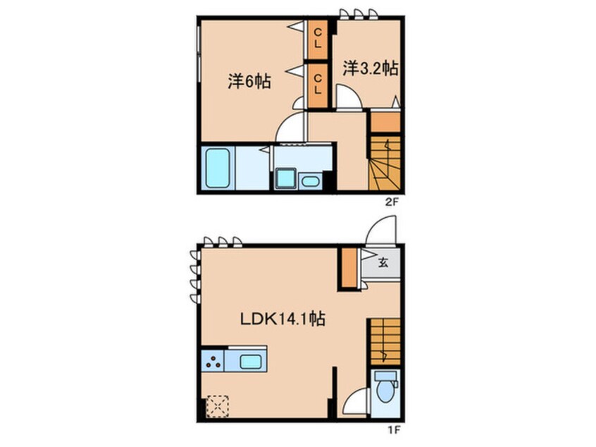 間取図 アークヴェール自由が丘