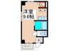 サンセ－ル 1Rの間取り