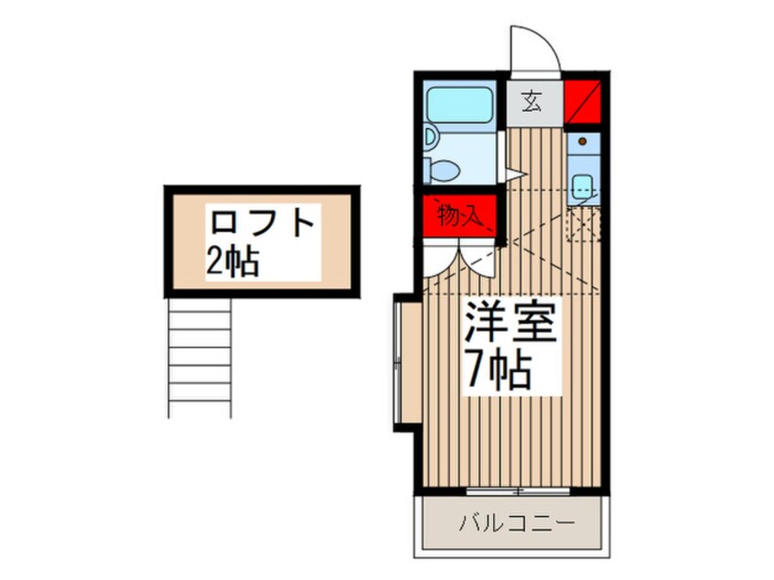 間取図 フラワ－シャトウ