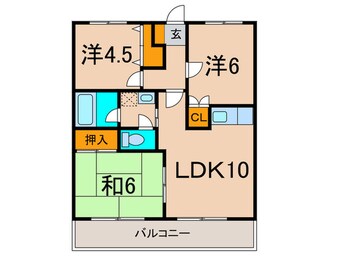 間取図 ドエルエクセレントミナ－レ