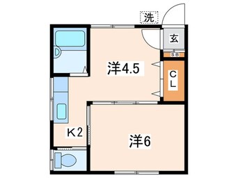 間取図 吉田アパ－ト