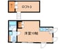 イル・コロ－レ 1Rの間取り