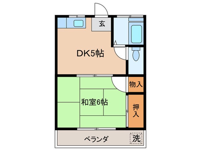 間取り図 コーポメイフラワー