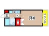 タシロハイム 1Kの間取り