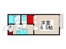 サンフラット 1Kの間取り