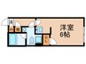 プティレスト南常盤台 1Rの間取り