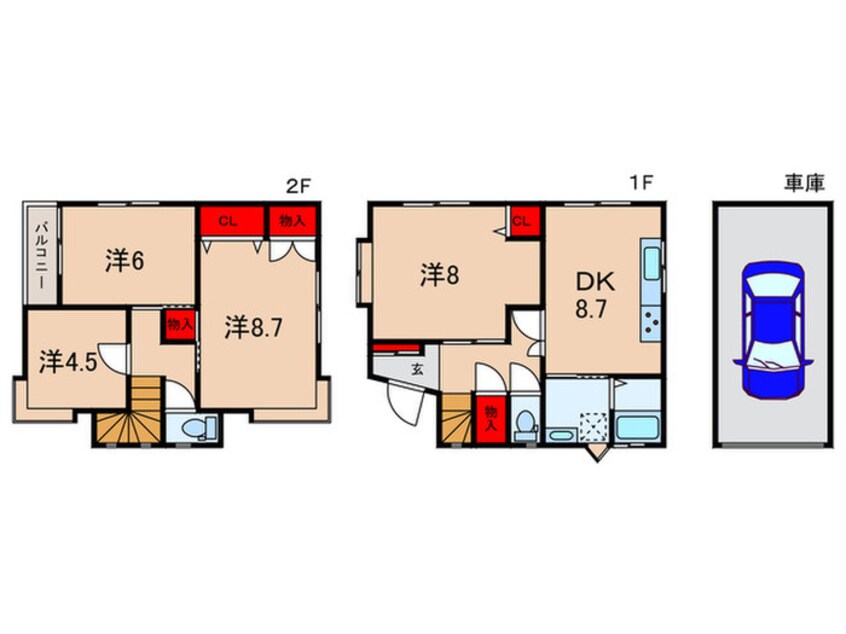 間取図 大泉学園町８丁目戸建