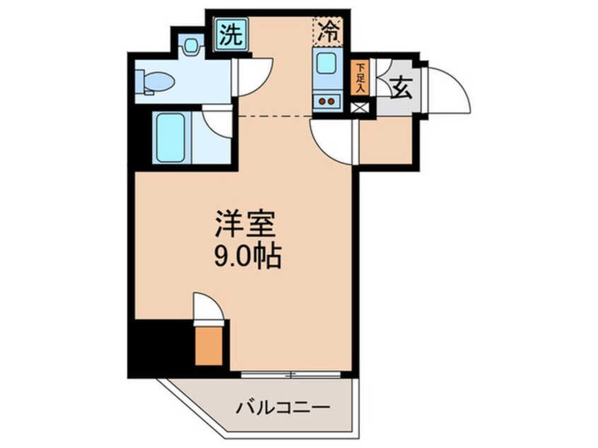 間取図 ディアレイシャス蒲田Ⅱ