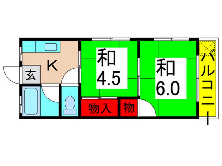 間取図 ハイツ大和田