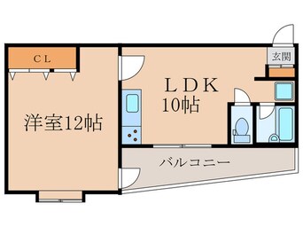 間取図 エクセレントＦＵＮＡＫＯＳＩ