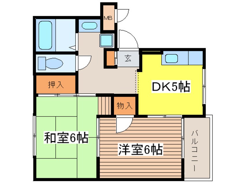 間取図 プレミ－ル三鷹