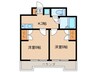 SOCIO町田 2Kの間取り