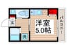 グラン柴又 1Rの間取り