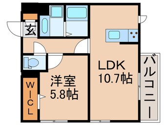 間取図 オークリーフ三郷Ａ
