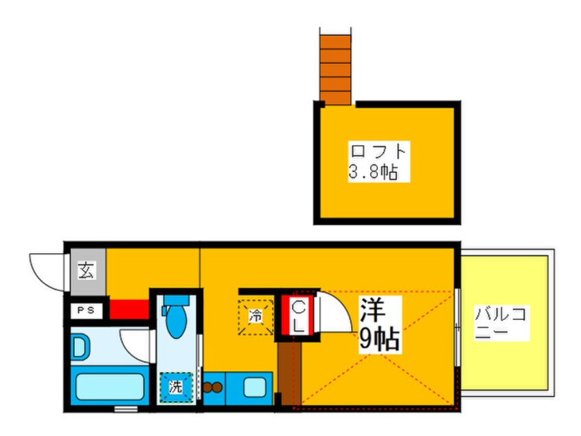 間取図 Aquila Urayasu Uno