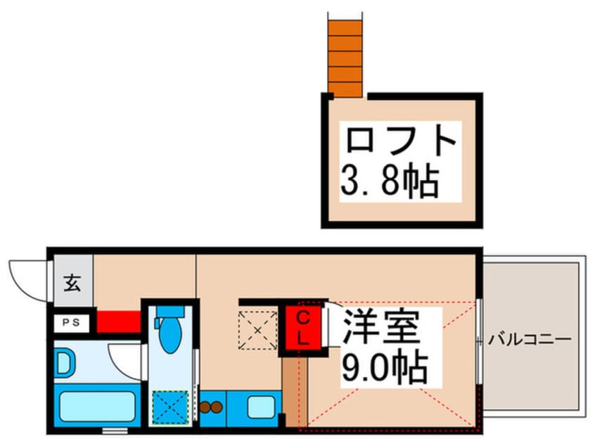 間取図 Aquila Urayasu Uno