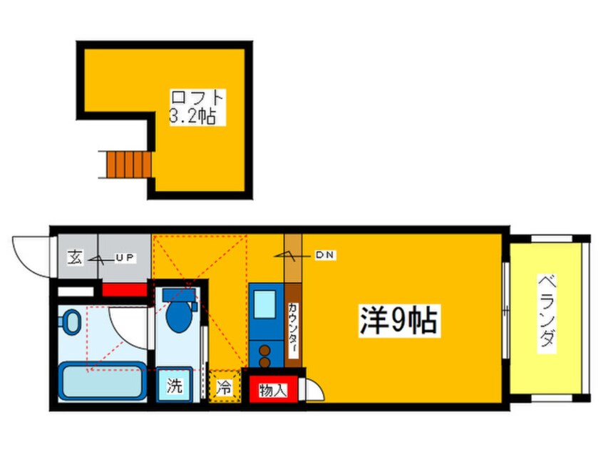 間取図 Aquila Urayasu Uno