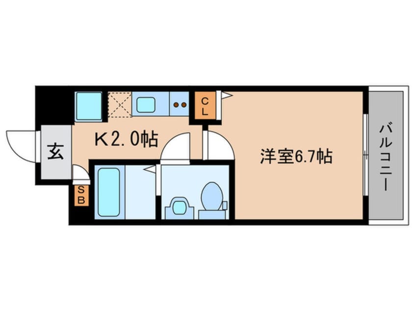間取図 シンシティ―板橋大山