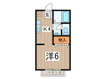 間取図 たつのサニ－ハイツ