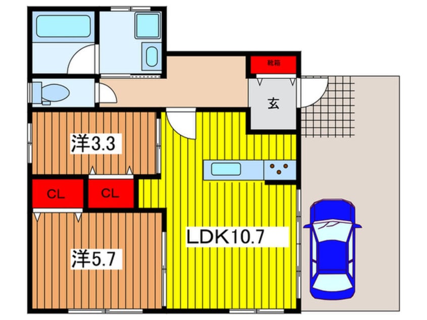 間取図 秋葉ハイツ