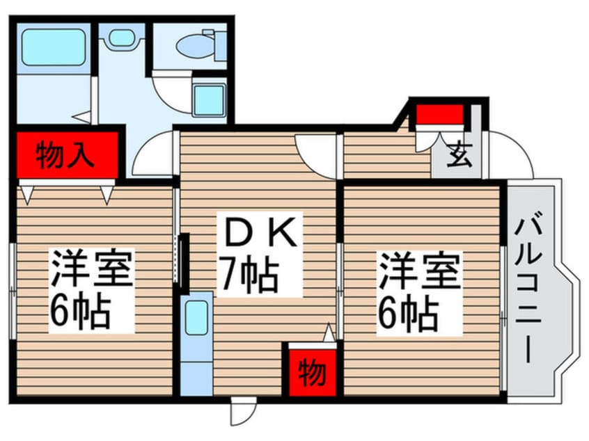 間取図 サンガーデン永楽台