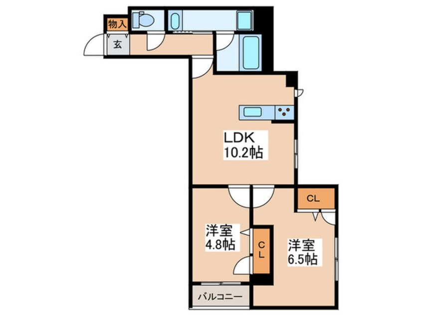 間取図 ポルトボナール