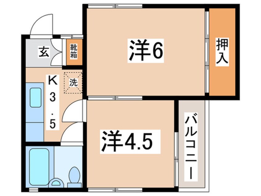 間取図 ショウワハイム野比