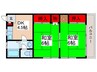 いつきレジデンス光ヶ丘 2DKの間取り