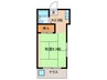 K＆Kハイツ 1Kの間取り