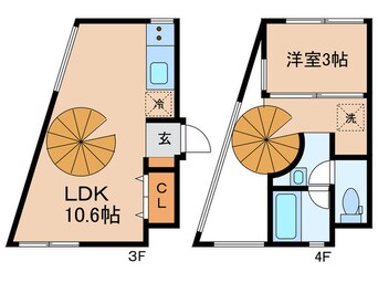 間取図 マ・シャトン・ミヨンヌ