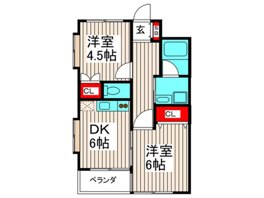 間取図 ＶＥＮＵＳＴＡＧＥ