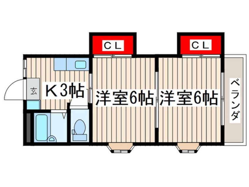 間取図 エンゼルハイム