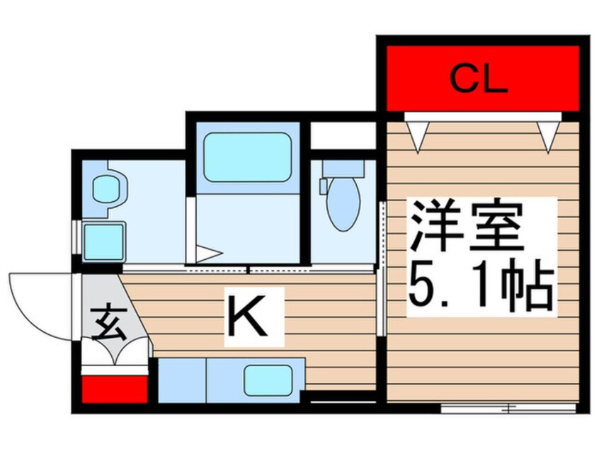 間取図 サンフォリアB棟