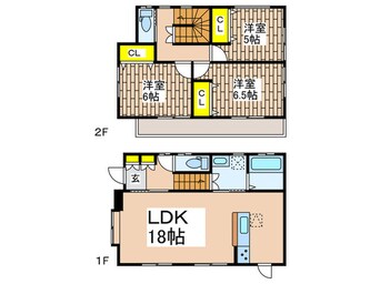 間取図 有田様貸家