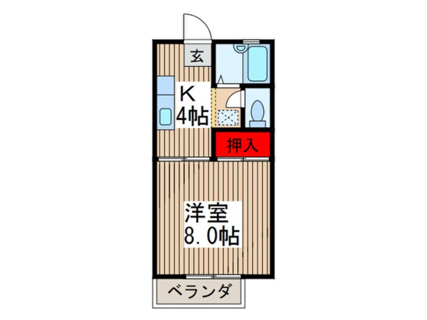 間取図 クレセントハウス