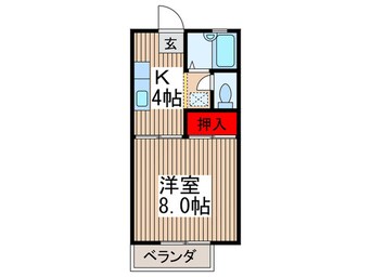 間取図 クレセントハウス