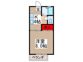 間取図 クレセントハウス